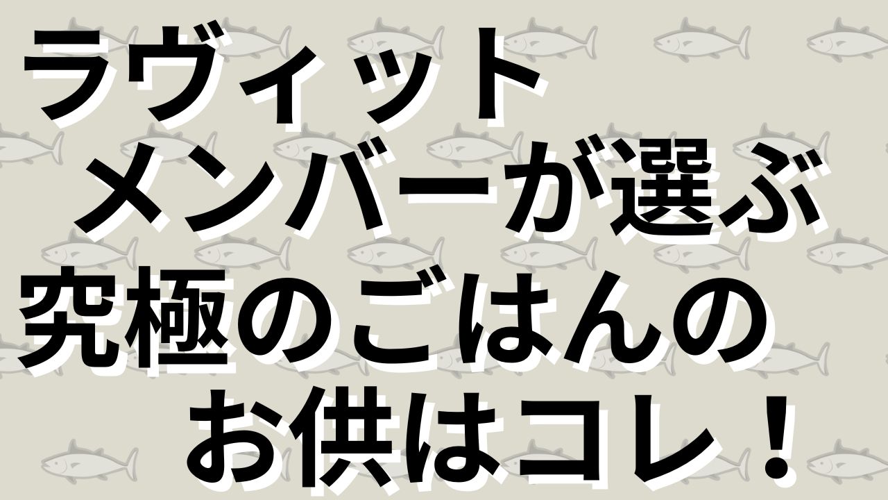 ラヴィット究極の御飯のお供